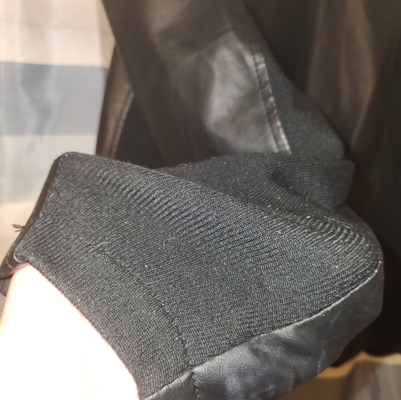 2X Gavalini Leather Bike Jacket Top button,  Pockets, stretchy on the sides - Picture 6 of 8